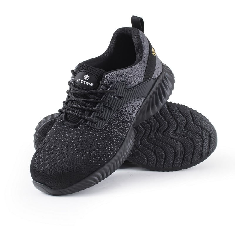 Casa si Gradina - Constructii - Echipamente de lucru - Incaltaminte protectia muncii - Pantofi de protectie Texo Fly S1, usori si aerisiti, cu bombeu metalic Negru 43 - Infinity.ro