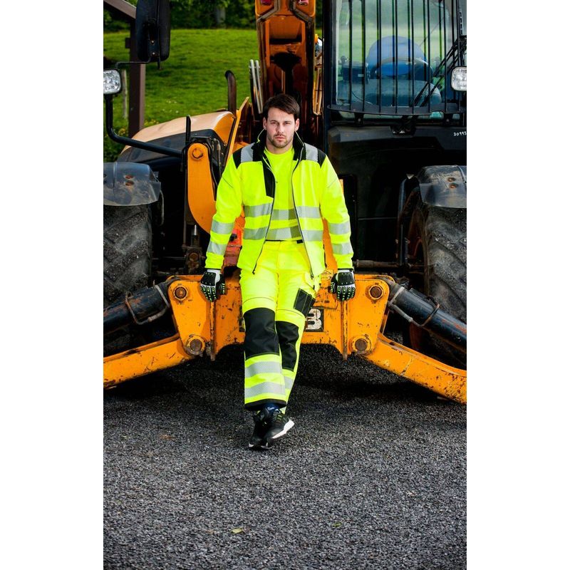 Casa si Gradina - Constructii - Echipamente de lucru - Imbracaminte protectia muncii - Jacheta Softshell Vision HiVis Portwest S Galben - Infinity.ro