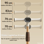 Sport si Outdoor - Role, trotinete si skateboard - Trotinete copii - Trotineta pliabila pentru copii cu Lumini LED integrate, Qova®, Stabilitate superioara cu 3 roti, Frana sigura - Infinity.ro