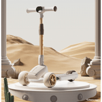 Sport si Outdoor - Role, trotinete si skateboard - Trotinete copii - Trotineta pliabila pentru copii cu Lumini LED integrate, Qova®, Stabilitate superioara cu 3 roti, Frana sigura - Infinity.ro