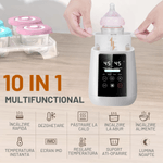 Jucarii, Copii si Bebe - Hrana si alaptare - Biberoane, suzete si accesorii hranire - Incalzitoare si termosuri bebe - Incalzitor biberoane Multifunctional 6 in 1, Sterilizator electric Qova® cu Ecran tactil, Incalzire Lapte si Alimente - Infinity.ro