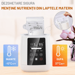 Jucarii, Copii si Bebe - Hrana si alaptare - Biberoane, suzete si accesorii hranire - Incalzitoare si termosuri bebe - Incalzitor biberoane Multifunctional 6 in 1, Sterilizator electric Qova® cu Ecran tactil, Incalzire Lapte si Alimente - Infinity.ro