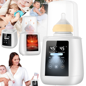 Incalzitor biberoane Multifunctional 6 in 1, Sterilizator electric Qova® cu Ecran tactil, Incalzire Lapte si Alimente