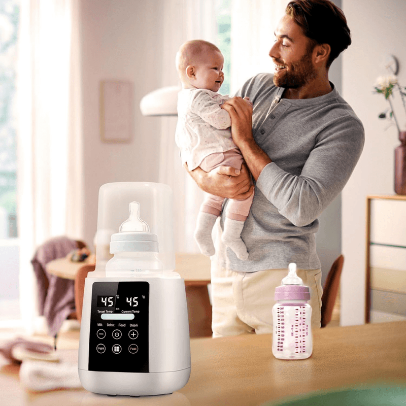 Jucarii, Copii si Bebe - Hrana si alaptare - Biberoane, suzete si accesorii hranire - Incalzitoare si termosuri bebe - Incalzitor biberoane Multifunctional 6 in 1, Sterilizator electric Qova® cu Ecran tactil, Incalzire Lapte si Alimente - Infinity.ro