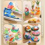 Carti si Birotica - Birotica - Instrumente de scris - Creioane - Set 48 de carioci profesionale Acrilice, cu cerneala pe baza de apa, Qova®, Markere multicolore pentru desen, Culori - Infinity.ro