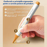 Carti si Birotica - Birotica - Instrumente de scris - Creioane - Set 60 de carioci profesionale Acrilice, cu cerneala pe baza de apa, Qova®, Markere multicolore pentru desen, Culori - Infinity.ro