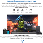 PC, gaming si accesorii - Desktop PC & monitoare - Monitoare - Monitor Portabil Tactil Arzopa & Qova® de 15.6" Full HD 1080p, 10 Puncte Touchscreen, USB-C/HDMI, HDR, Subtire 9.3mm - Infinity.ro