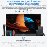 PC, gaming si accesorii - Desktop PC & monitoare - Monitoare - Monitor Portabil Arzopa & Qova® de 17.3" inch - FHD, 100% sRGB, HDR 1920x1080, USB-C & Mini HDMI – Ecran -Subtire, 60Hz - Infinity.ro