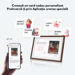 TV, Audio-Video si Foto - Aparate foto si accesorii - Accesorii foto si video - Rame foto digitale - Rama Foto Digitala Wifi cu Ecran IPS HD 15.6 inch, Memorie 32GB, Azorpa&Qova® D15, Touchscreen, Suport Card 128GB - Infinity.ro