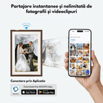 TV, Audio-Video si Foto - Aparate foto si accesorii - Accesorii foto si video - Rame foto digitale - Rama Foto Digitala Wifi cu Ecran IPS HD 15.6 inch, Memorie 32GB, Azorpa&Qova® D15, Touchscreen, Suport Card 128GB - Infinity.ro