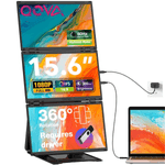 PC, gaming si accesorii - Desktop PC & monitoare - Monitoare - Monitor Triplu Extensibil si Portabil pentru laptop, QOVA®, Quad Screen de 3×15,6inch, 3 Ecrane Full HD IPS, 1080P - Infinity.ro