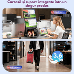 PC, gaming si accesorii - Desktop PC & monitoare - Monitoare - Monitor Triplu Extensibil si Portabil pentru laptop, QOVA®, Quad Screen de 3×15,6inch, 3 Ecrane Full HD IPS, 1080P - Infinity.ro