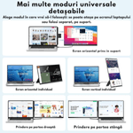 PC, gaming si accesorii - Desktop PC & monitoare - Monitoare - Monitor Extensibil de 15.6 inch Qova®, Afisaj FHD IPS pentru Laptopuri de 13"-17.3", Portabil cu Design Ultra Subtire - Infinity.ro