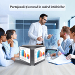 PC, gaming si accesorii - Desktop PC & monitoare - Monitoare - Monitor Extensibil si Portabil pentru laptop, Qova®, ecran 14 inchi FHD 1080P IPS, Pliabil la 360 de Grade, Tri-screen - Infinity.ro
