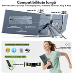 PC, gaming si accesorii - Desktop PC & monitoare - Monitoare - Monitor Extensibil si Portabil pentru laptop, Qova®, Extensie de ecran Duale de 14 inch IPS Full HD, 1920x1080,sRGB 100% - Infinity.ro