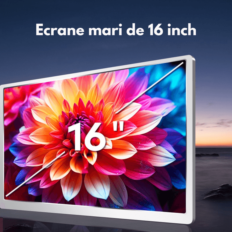 PC, gaming si accesorii - Desktop PC & monitoare - Monitoare - Monitor Triplu Extensibil si Portabil pentru laptop, QOVA®, Quad Screen de 16 inch, 3 Ecrane IPS 16:10 - Full HD 1200p - Infinity.ro