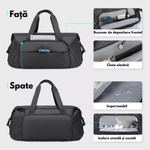 Sport si Outdoor - Echipament Sportiv - Accesorii echipament sportiv - Genti si borsete fitness - Geanta sport Multifunctionala, Impermeabila si universala Mark Ryden, pentru sala, Calatorii si Uz Zilnic, Compartimente - Infinity.ro