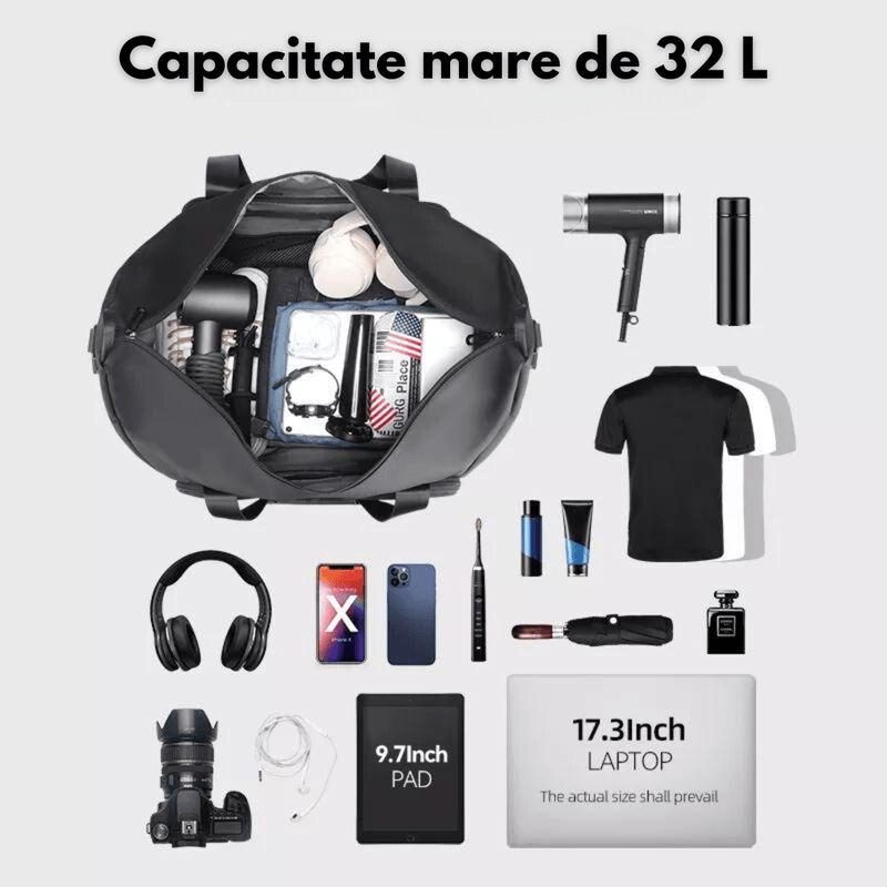 Sport si Outdoor - Echipament Sportiv - Accesorii echipament sportiv - Genti si borsete fitness - Geanta sport Multifunctionala, Impermeabila si universala Mark Ryden, pentru sala, Calatorii si Uz Zilnic, Compartimente - Infinity.ro