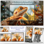 PC, gaming si accesorii - Desktop PC & monitoare - Monitoare - Monitor Extensibil si portabil pentru Laptop, Qova®, Ecran de 16 inch, Afisaj IPS Full HD 1200P, 60Hz, Contrast 1.000:1 - Infinity.ro