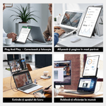 PC, gaming si accesorii - Desktop PC & monitoare - Monitoare - Monitor Extensibil si portabil pentru Laptop, Qova®, Ecran de 16 inch, Afisaj IPS Full HD 1200P, 60Hz, Contrast 1.000:1 - Infinity.ro