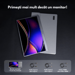 PC, gaming si accesorii - Desktop PC & monitoare - Monitoare - Monitor Portabil Arzopa & Qova® de 13,3" inch, Ecran OLED, 1920*1080, Ultra-portabil, 100% sRGB, HDR 10, 60Hz,USB-C/HDMi - Infinity.ro