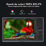 PC, gaming si accesorii - Desktop PC & monitoare - Monitoare - Monitor Portabil Arzopa & Qova® de 13,3" inch, Ecran OLED, 1920*1080, Ultra-portabil, 100% sRGB, HDR 10, 60Hz,USB-C/HDMi - Infinity.ro