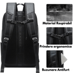 Laptop, Telefoane si Tablete - Laptopuri si accesorii - Accesorii Laptop - Genti laptop - Rucsac pentru Laptop de 15.6 inch Multifunctional, pentru Calatorie, Extensibil de la 27L la 39L, BANGE, Impermeabil - Infinity.ro