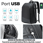 Laptop, Telefoane si Tablete - Laptopuri si accesorii - Accesorii Laptop - Genti laptop - Rucsac pentru Laptop de 15.6 inch Multifunctional, pentru Calatorie, Extensibil de la 27L la 39L, BANGE, Impermeabil - Infinity.ro