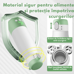 Jucarii, Copii si Bebe - Hrana si alaptare - Biberoane, suzete si accesorii hranire - Incalzitoare si termosuri bebe - Incalzitor Portabil Inteligent pentru Lapte si Lapte Matern –9000 mAh, Incalzire Rapida in 3 Minute,5 Trepte Temperatura - Infinity.ro