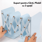 Carti si Birotica - Carti - Accesorii pentru cititori - Suport pentru Carti Extensibil, Reviste, Jocuri Video, din metal, INCO®, cu Compartiment pentru Pixuri, Reglabil - Infinity.ro