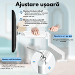 PC, gaming si accesorii - Desktop PC & monitoare - Accesorii monitoare - Suport Monitor, pentru Birou, Multifunctional cu Brat Reglabil, Suport prindere inclus, Compatibil cu Ecrane de 13-32" - Infinity.ro