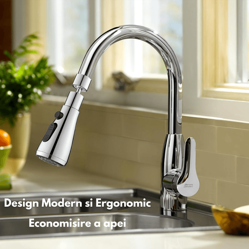 Casa si Gradina - Sanitare - Lavoar baie si accesorii - Accesorii baterii sanitare - Cap pentru Robinet, INCO®, Adaptor Universal si flexibil pentru Baterie, Extractabil cu Presiune Ajustabila si 3 moduri - Infinity.ro