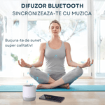 TV, Audio-Video si Foto - Portabile audio - Boxe portabile - Dispozitiv Sunete Albe INCO®, pentru copii si adulti, Difuzor portabil Bluetooth, suport casti, 16 sunete, baterie 1800 - Infinity.ro