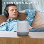 TV, Audio-Video si Foto - Portabile audio - Boxe portabile - Dispozitiv Sunete Albe INCO®, pentru copii si adulti, Difuzor portabil Bluetooth, suport casti, 16 sunete, baterie 1800 - Infinity.ro