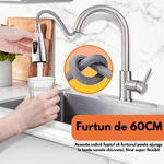 Casa si Gradina - Sanitare - Lavoar baie si accesorii - Baterii sanitare - Baterie pentru chiuveta INCO®, cu cap extensibil, pentru Apa rece-calda, Multifunctionala, Rotire 360° cu 2 Moduri - Infinity.ro