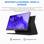 PC, gaming si accesorii - Desktop PC & monitoare - Monitoare - Monitor Portabil Arzopa & Qova® de 15.6", IPS FHD 1080p, USB-C & HDMI, HDR, 300 Nits, Dual Speaker, Protectie Ochi, Slim - Infinity.ro