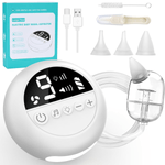 Jucarii, Copii si Bebe - Igiena si ingrijire - Accesorii ingrijire copii - Aspiratoare nazale si accesorii - Aspirator nazal electric pentru bebelusi si copii silentios INCO®, 9 niveluri de aspiratie reglabile, 3 varfuri silicon - Infinity.ro