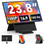 PC, gaming si accesorii - Desktop PC & monitoare - Monitoare - Monitor Portabil si Extensibil de 23.8 inch, Qova®, Ecran IPS, Full HD 1080p, 100Hz, 300 Nits, 120% sRGB, raport 16:9 - Infinity.ro
