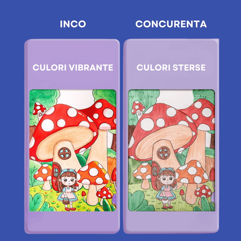 Carti si Birotica - Birotica - Instrumente de scris - Creioane - Set 80 de carioci profesionale, cerneala pe baza de alcool, Qova®, multicolore pentru desen, varf dublu subtire si gros - Infinity.ro