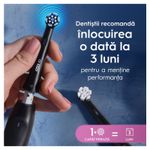 Ingrijire personala si Cosmetice - Igiena dentara - Rezerve si accesorii - Rezerve periuta de dinti electrica Oral-B iO Gentle Care, compatibile doar cu seria iO, Negru, 8 buc - Infinity.ro