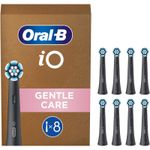 Ingrijire personala si Cosmetice - Igiena dentara - Rezerve si accesorii - Rezerve periuta de dinti electrica Oral-B iO Gentle Care, compatibile doar cu seria iO, Negru, 8 buc - Infinity.ro