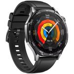 Laptop, Telefoane si Tablete - Wearables si gadgeturi - Wearables - Smartwatch-uri - Smartwatch Huawei Watch GT 5, 46MM, Deep Tarnish Stainless Steel Case, Black Fluoroelastomer Strap - Infinity.ro