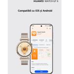 Laptop, Telefoane si Tablete - Wearables si gadgeturi - Wearables - Smartwatch-uri - Smartwatch Huawei Watch GT 6, 41MM, Gold Stainless Steel Case, Gold Milanese Strap - Infinity.ro