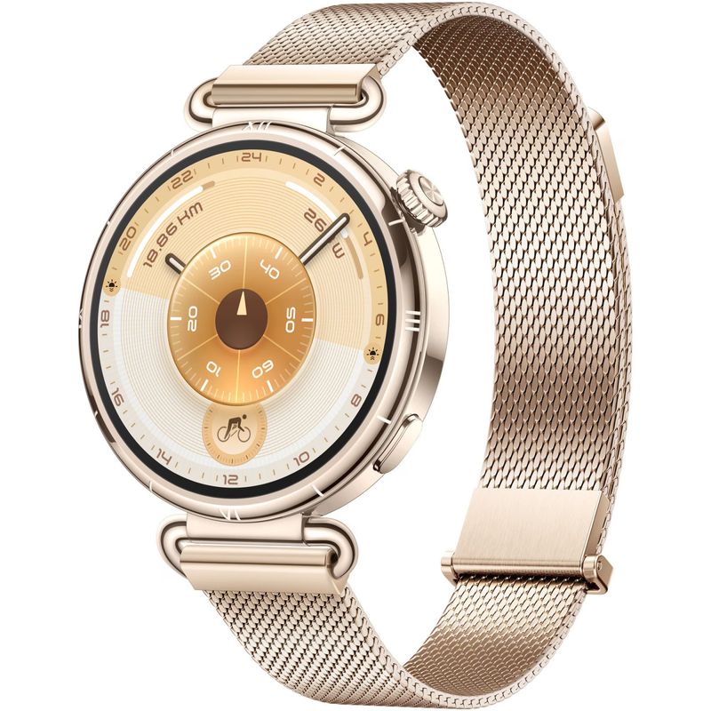 Laptop, Telefoane si Tablete - Wearables si gadgeturi - Wearables - Smartwatch-uri - Smartwatch Huawei Watch GT 6, 41MM, Gold Stainless Steel Case, Gold Milanese Strap - Infinity.ro