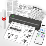 PC, gaming si accesorii - Imprimante, scanere & consumabile - Imprimante - Imprimante termice - Imprimanta termica A4 portabila VITTALIST 203DPI, BT/WiFi/USB, fara cerneala, tatuaje/documente, iOS/Android/Windows/Mac - Infinity.ro