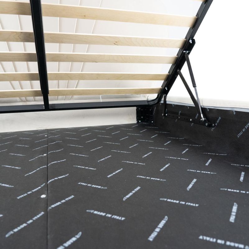 Casa si Gradina - Mobilier - Saltele si somiere - Somiere - Somiera pat Eco 100x200 cu sistem rabatare, cadru metal, 13 lamele - Infinity.ro