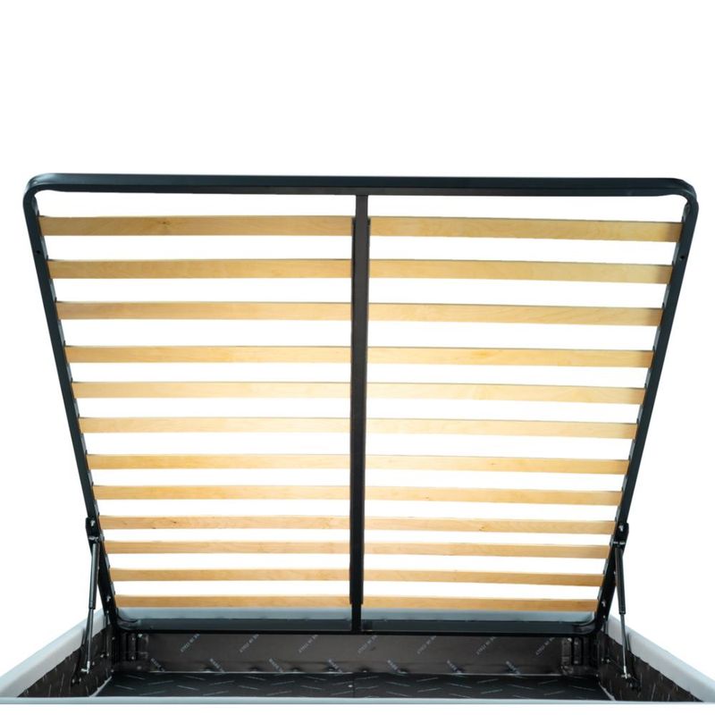 Casa si Gradina - Mobilier - Saltele si somiere - Somiere - Somiera pat Eco 100x200 cu sistem rabatare, cadru metal, 13 lamele - Infinity.ro