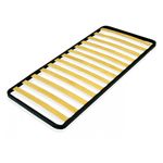 Casa si Gradina - Mobilier - Saltele si somiere - Somiere - Somiera pat Sanremo 90x190 cm, 12 lamele lemn, cadru metal, fara picioare - Infinity.ro