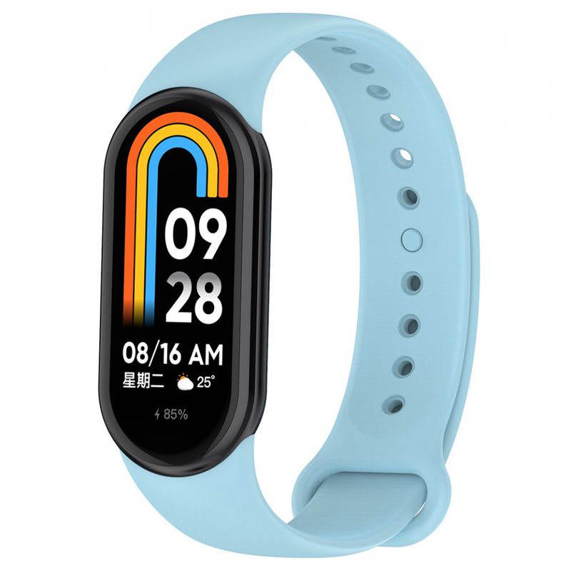 Laptop, Telefoane si Tablete - Wearables si gadgeturi - Wearables - Accesorii wearables - Curea pentru Xiaomi Mi Band 8 / 8 NFC / 9 / 9 NFC - Techsuit Watchband (W014) - Sky Blue - Infinity.ro