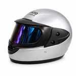 Auto si Moto - Moto - Echipamente protectie moto - Casti moto - Casca moto/scuter Full face unisex, cu Viziera Dubla, FIXATO, marime universala 58-62cm, Gri - Infinity.ro